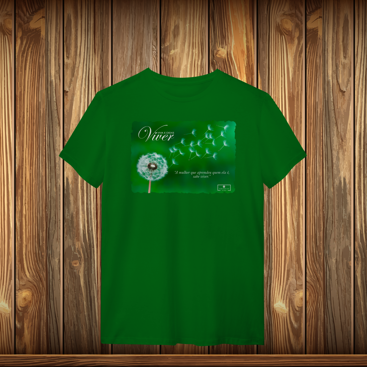 Nome do produto: T-Shirt Quality - Viva e Deixe Viver - A mulher que aprendeu quem ela é...