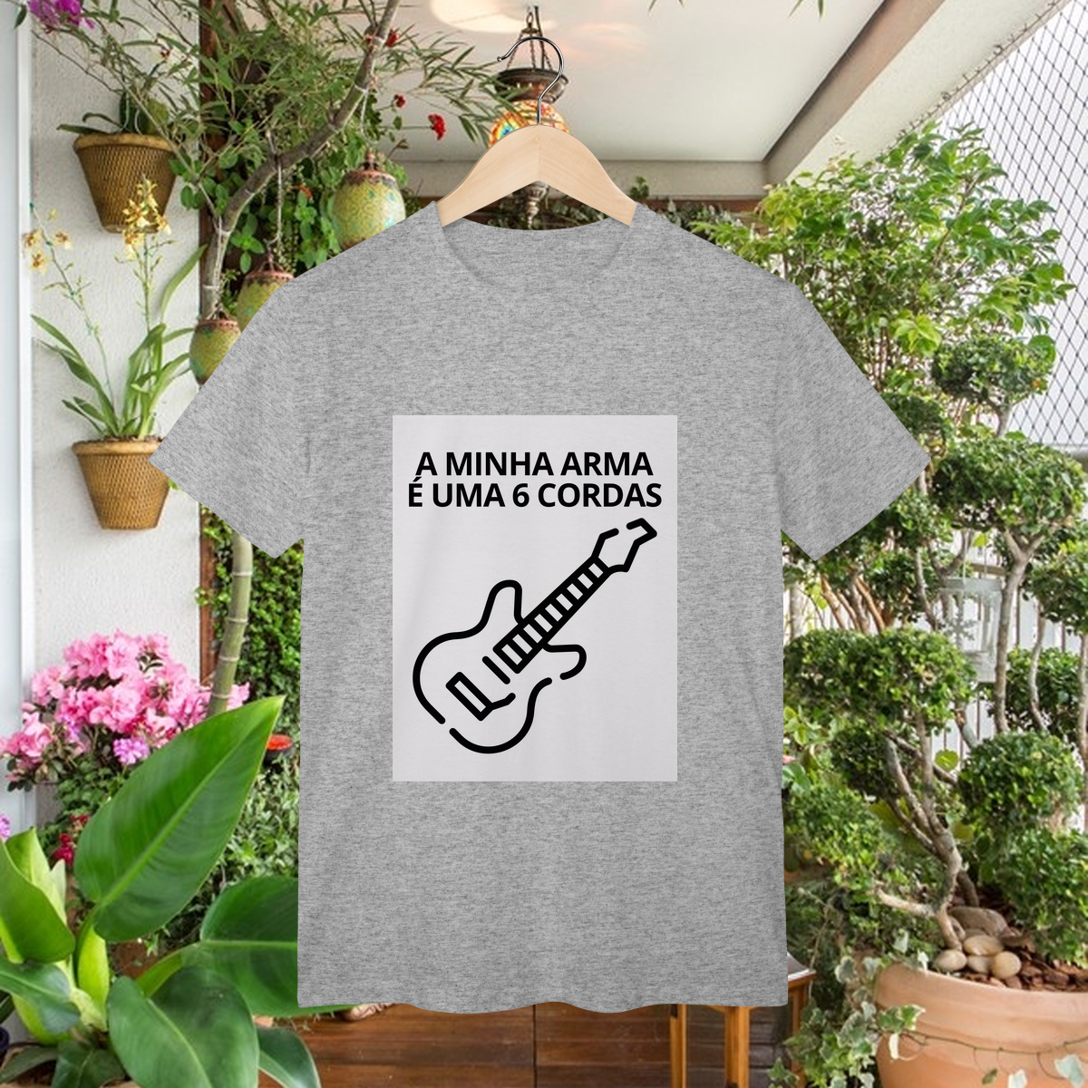 Nome do produto: A minha arma é uma 6 cordas