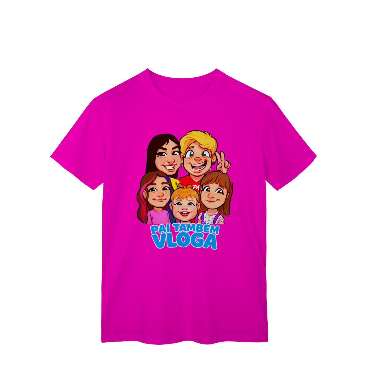 Camiseta ADULTO - Pai Também Vloga (Várias Cores)