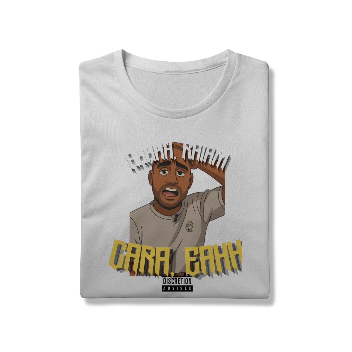 Nome do produto: Camiseta 100% Algodão - Ah, Raiam!