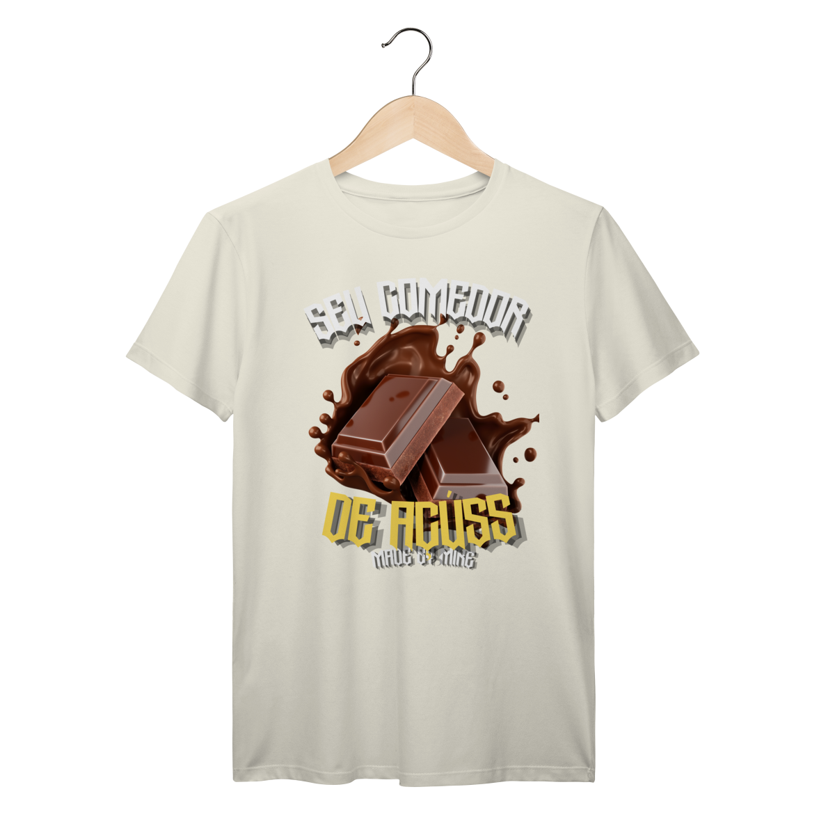 Nome do produto: Camiseta 100% Algodão - Açúcar