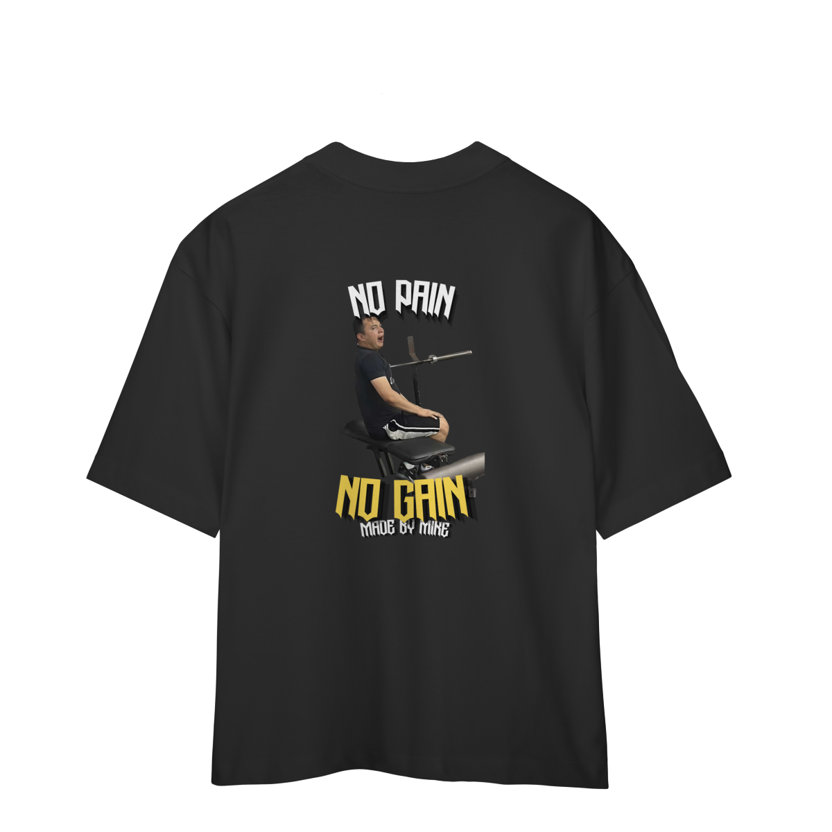 Nome do produto: Oversized By Mike - No Pain, No Gain