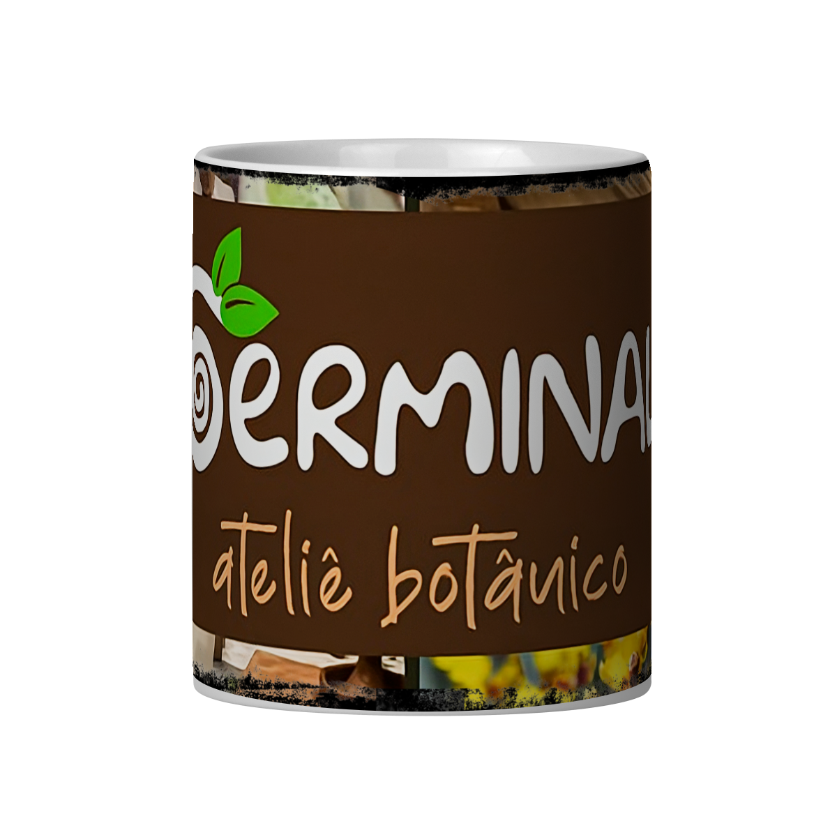 Caneca Ceramica Ateliê Botânico - 01