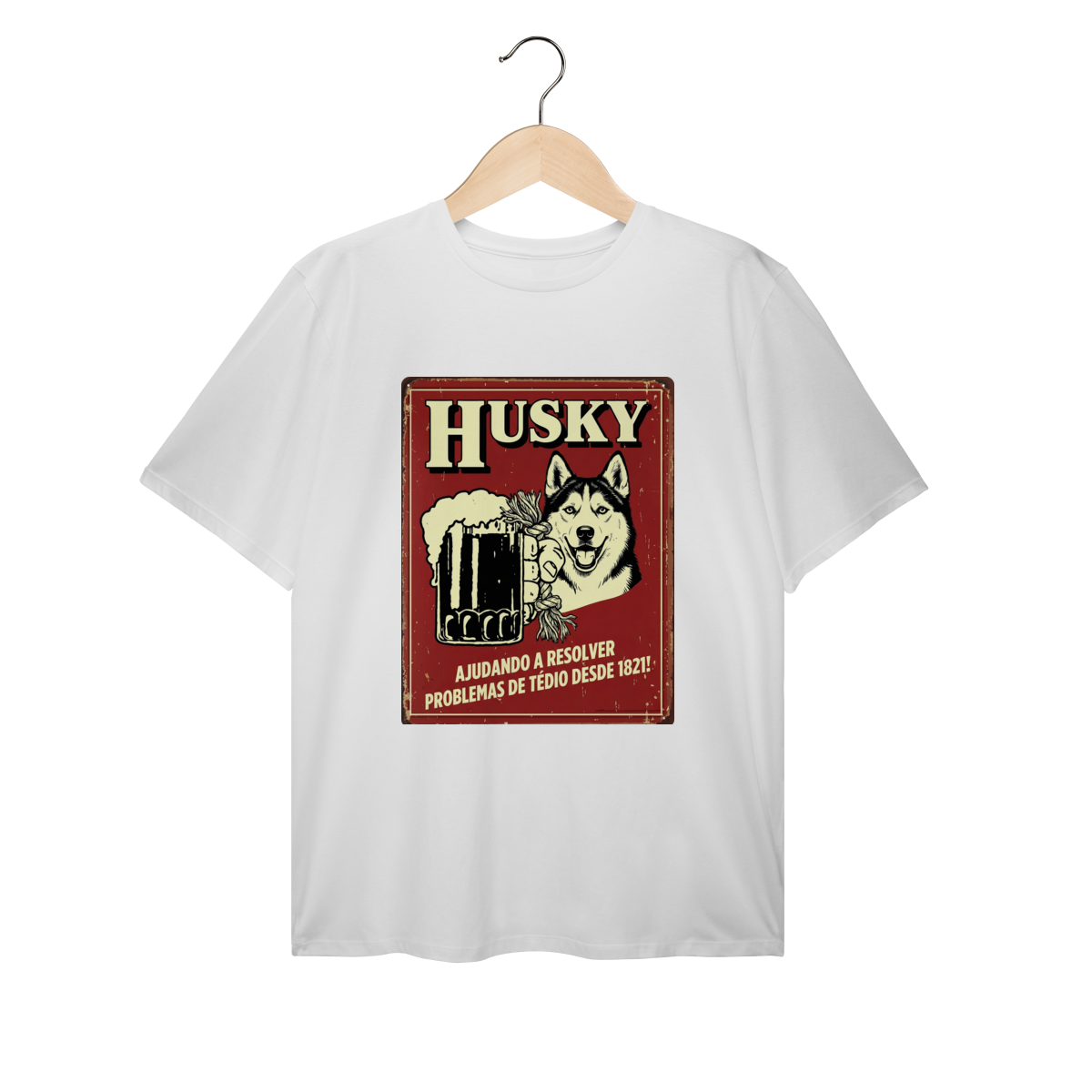Camiseta plus size Husky #vintageposter