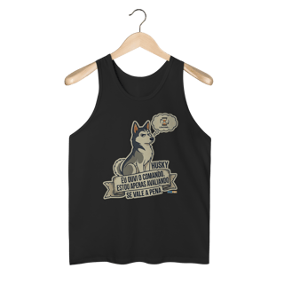 Camiseta Regata Masculina Husky #stickerpaws