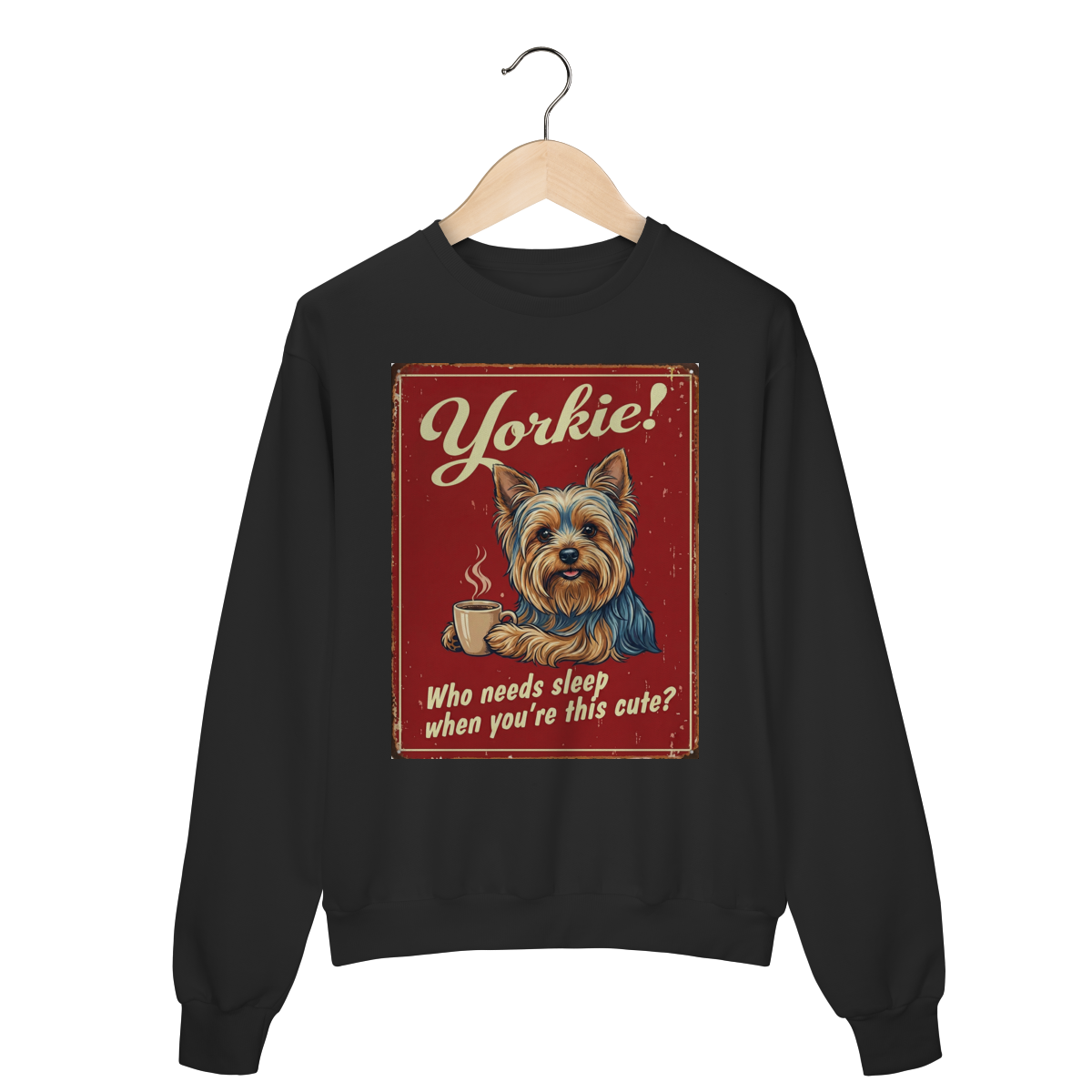 Moleton fechado Yorkie #vintageposter