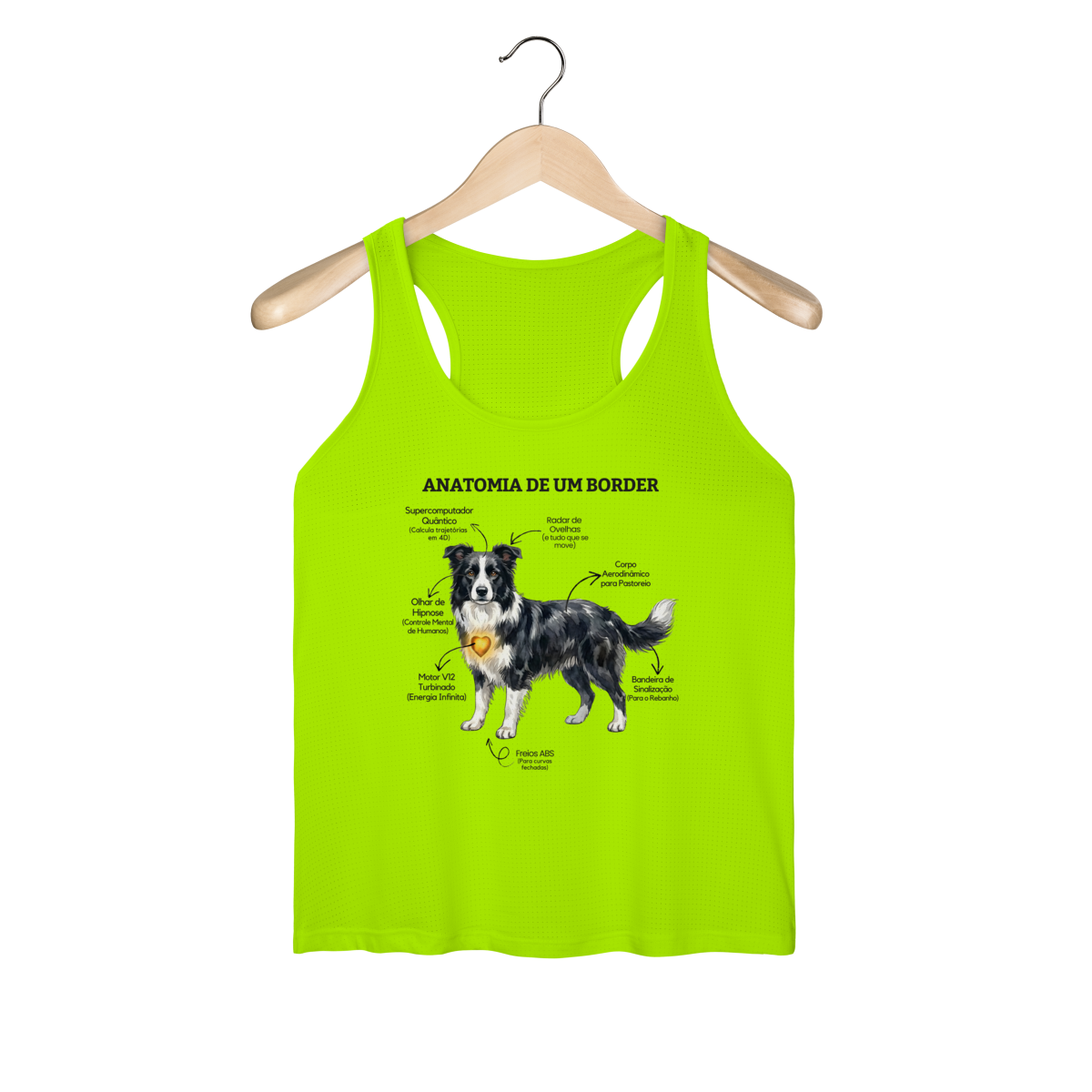 Regata Feminina Sport Dry UV Border #anatomia