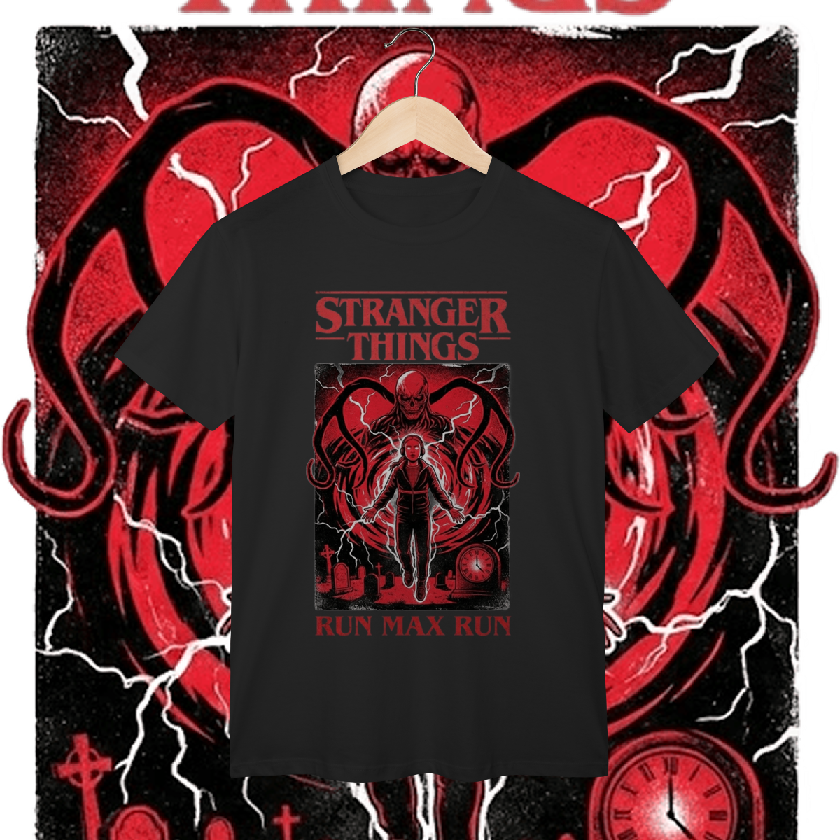 Nome do produto: T-Shirt Stranger Things Unissex