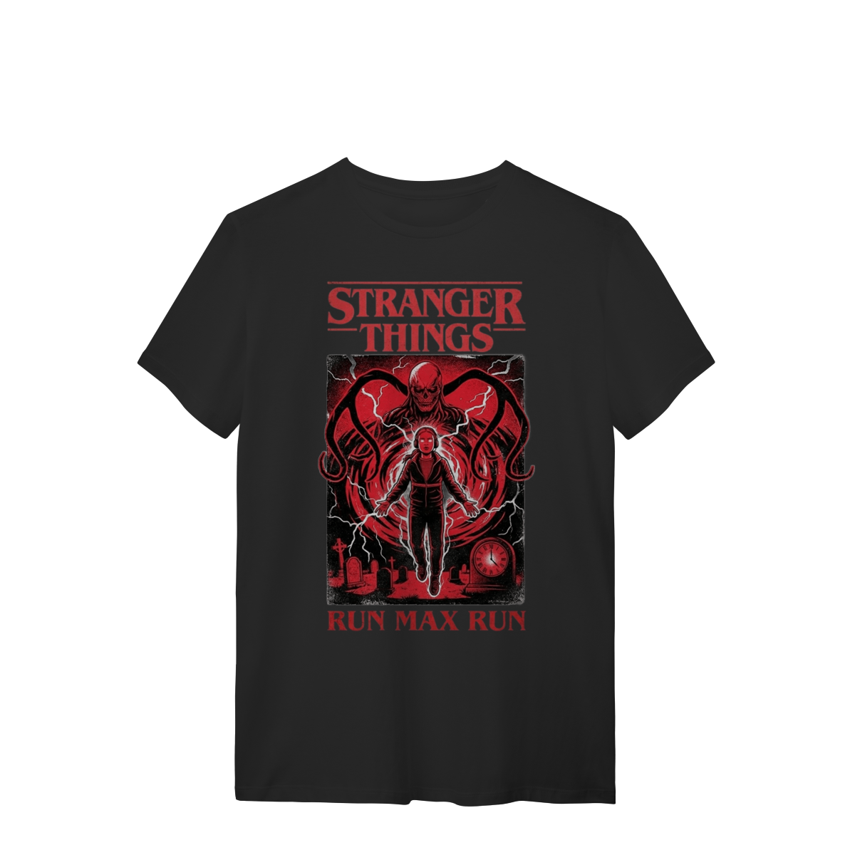 Nome do produto: T-shirt Max Stranger Things Unissex