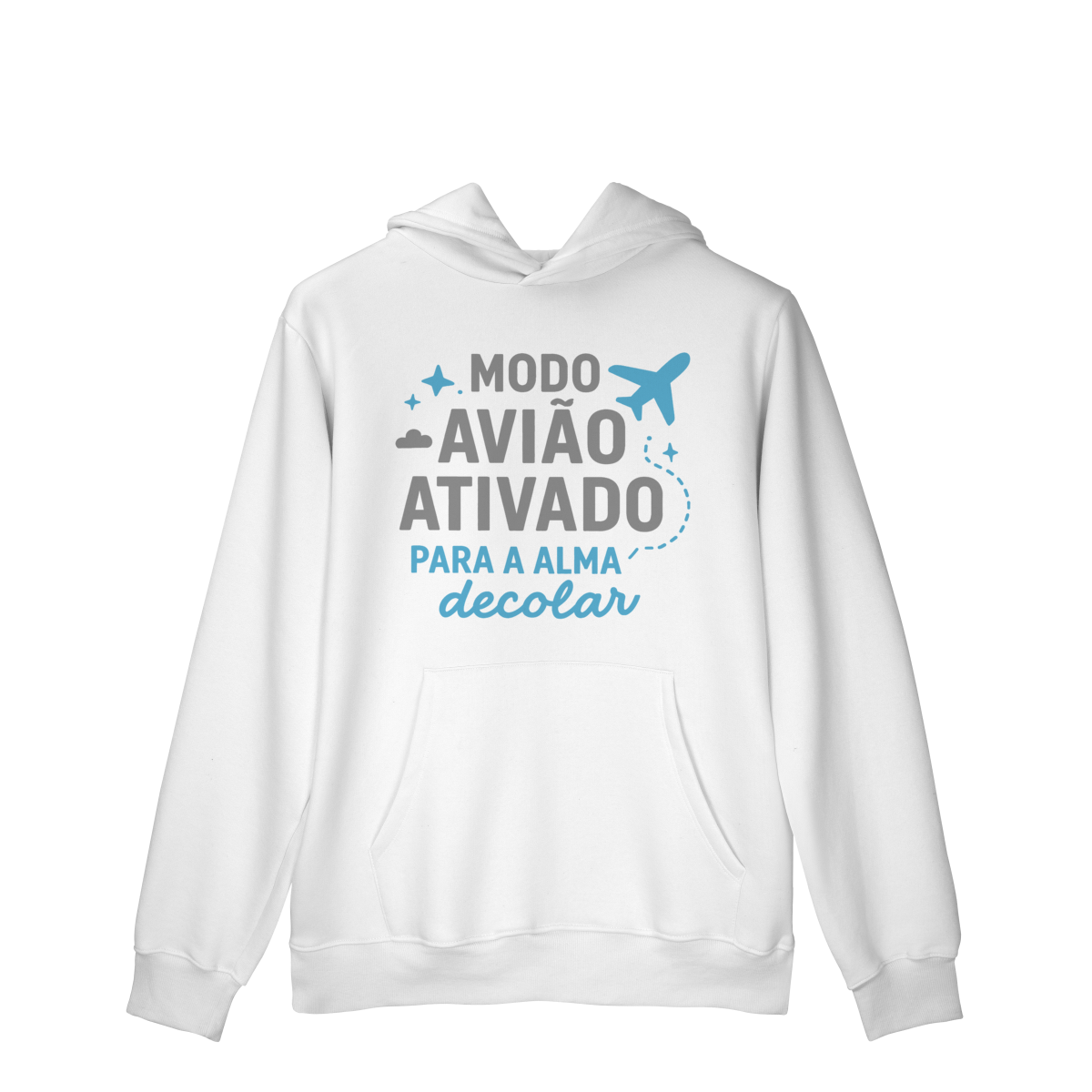 MOLETOM PRIME CANGURU MODO AVIÃO ATIVADO