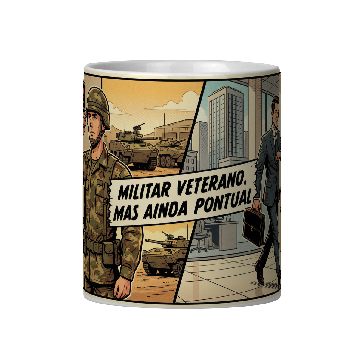 MILITAR VETERANO, MAS AINDA PONTUAL