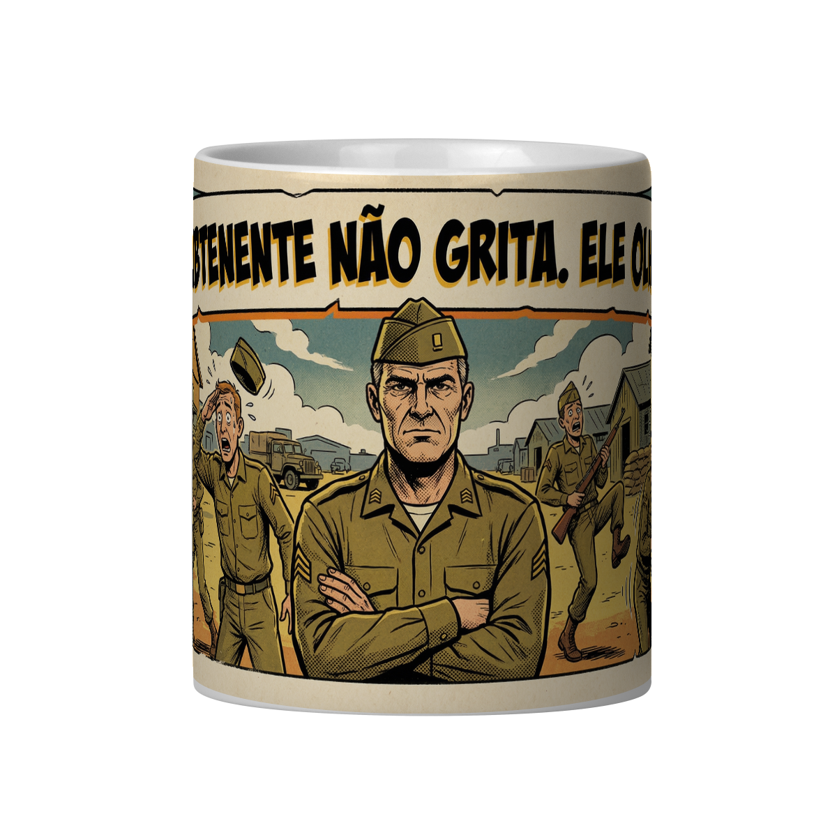 SUBTENENTE NÃO GRITA. ELE OLHA