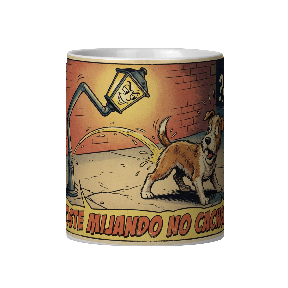 O POSTE MIJANDO NO CACHORRO