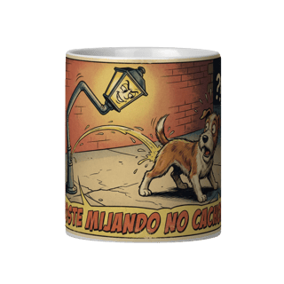 O POSTE MIJANDO NO CACHORRO