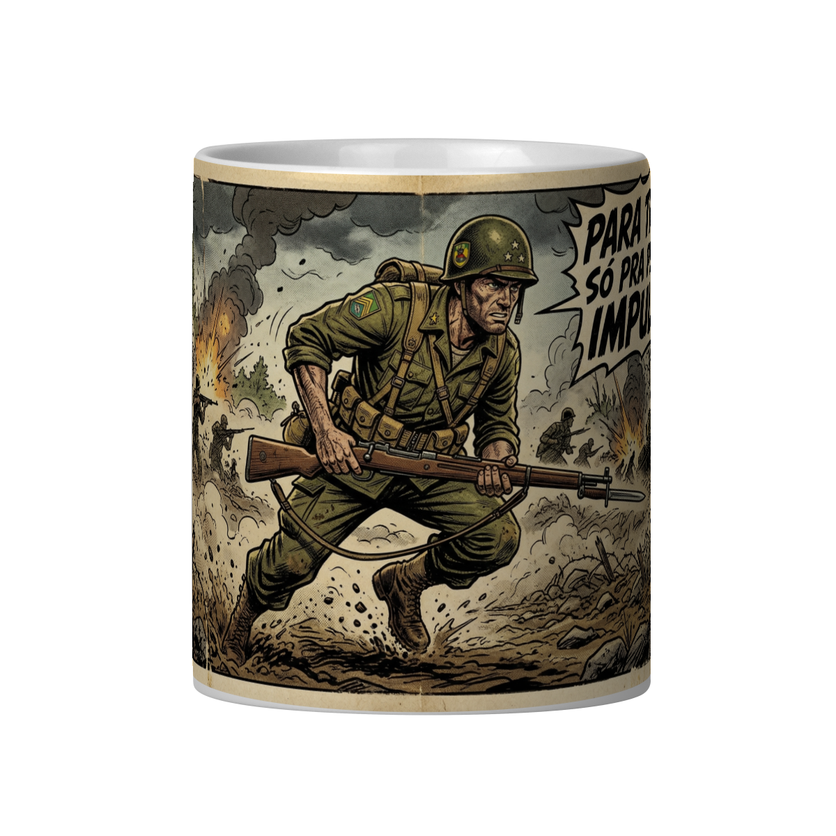 PARA TRÁS SÓ PRA PEGAR IMPULSO