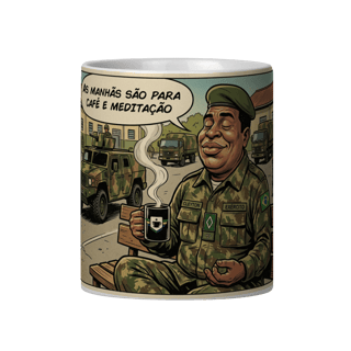 AS MANHÃS SÃO PARA CAFÉ E MEDITAÇÃO - LINHA SUB CLEYTON