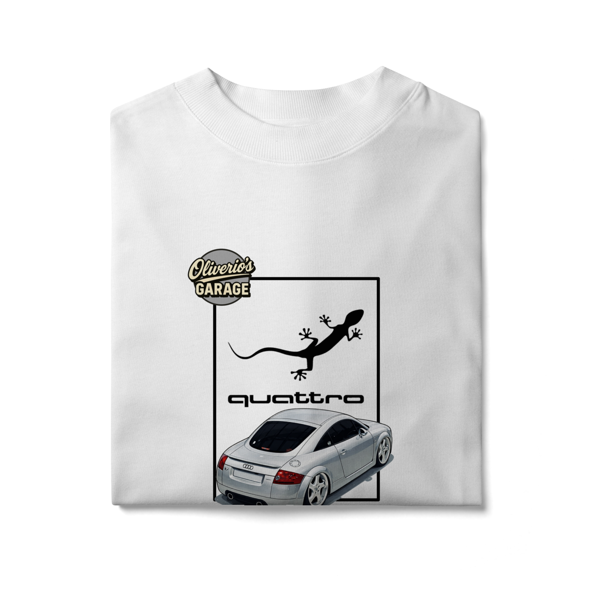 Camiseta Oversized - Silver Gecko