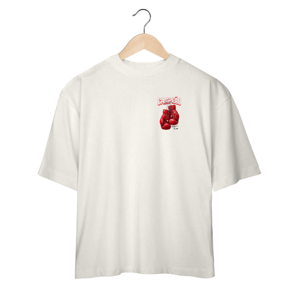 Campeão - Oversized (Frente + Costas)