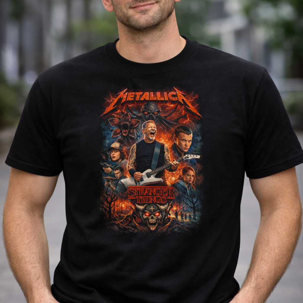 Camiseta Clássica Stranger Things