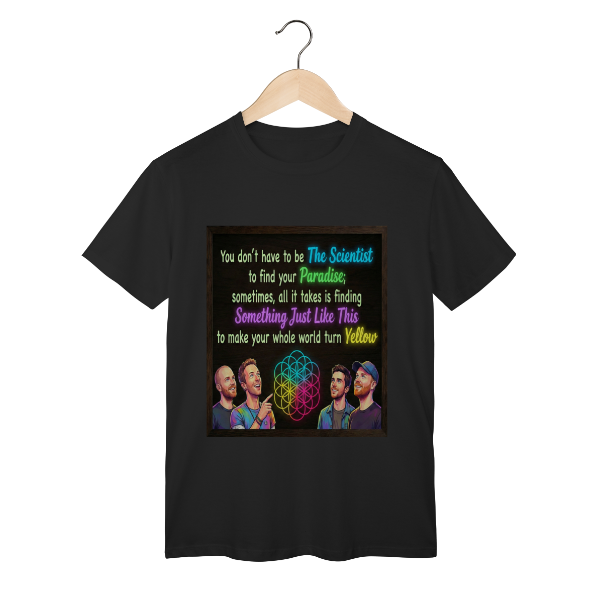 Camiseta Clássica Coldplay