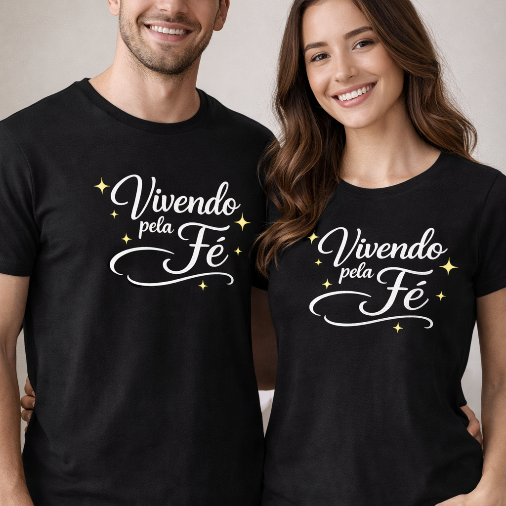 Camiseta Classic Vivendo pela Fé