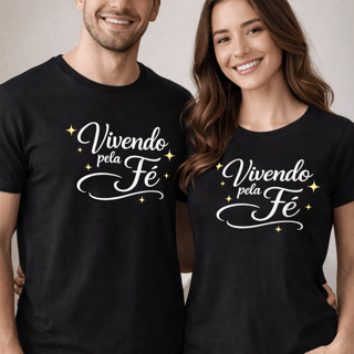 Camiseta Classic Vivendo pela Fé