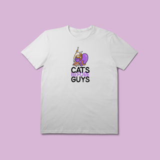Camiseta Premium Petnip Cats Before Guys - 100% Algodão