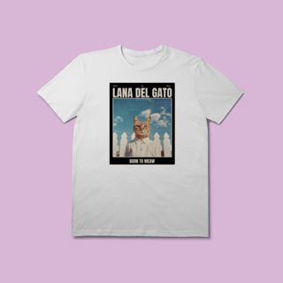 Camiseta Premium Lana Del Gato - 100% Algodão
