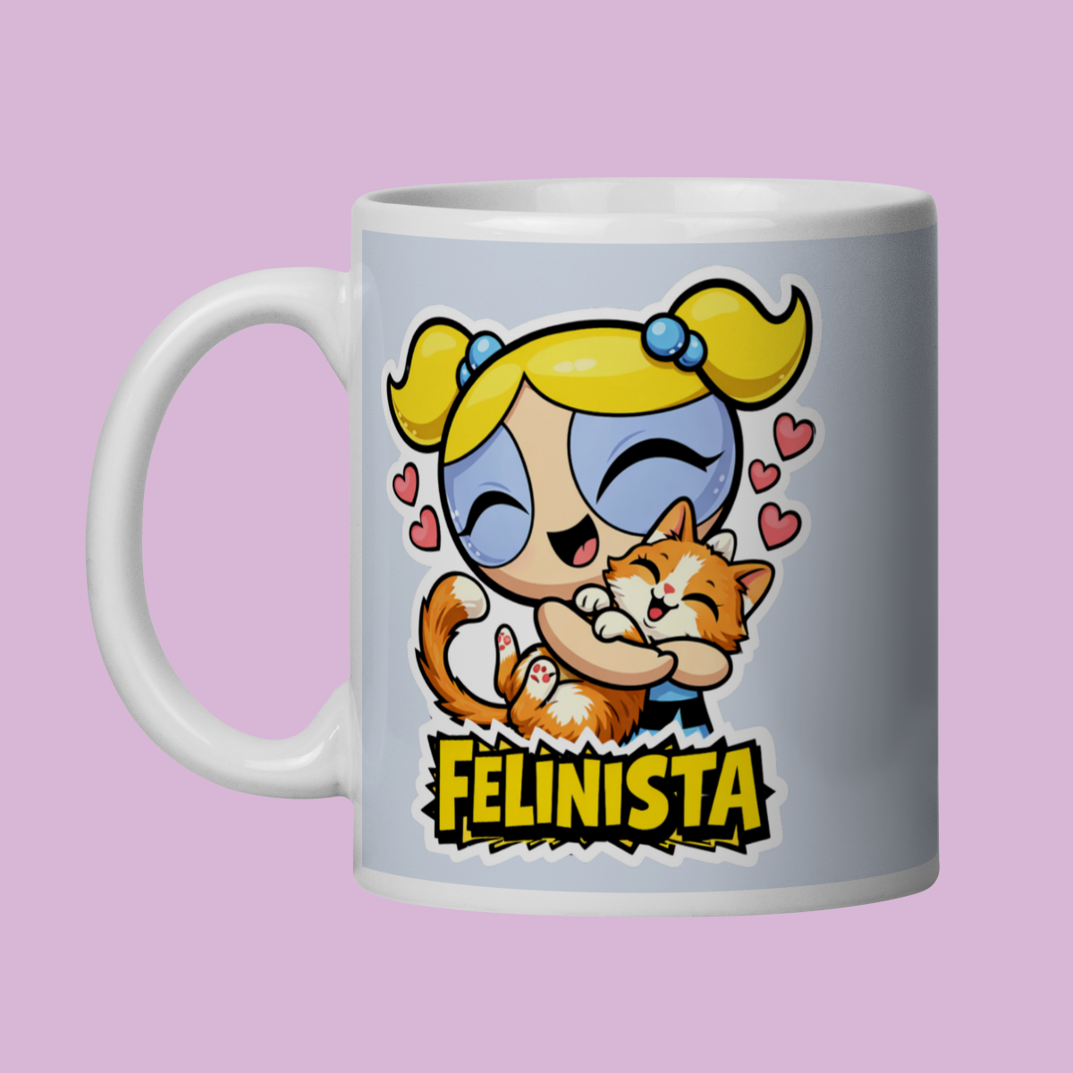 Caneca Felinista - Porcelana Premium