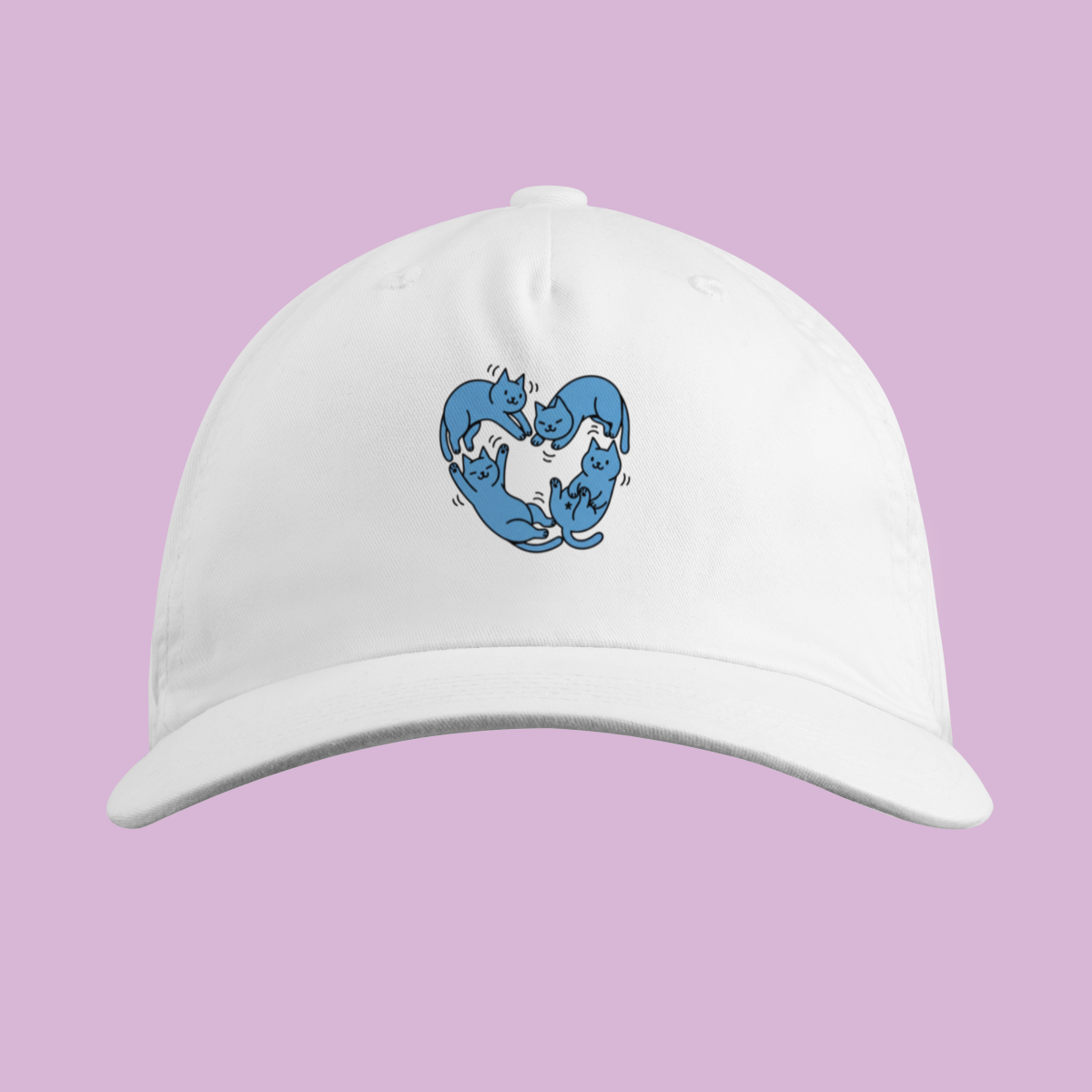 Boné Prime Confort Coração de Gatinhos