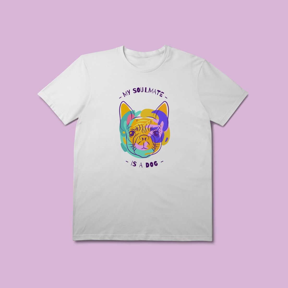 Camiseta Premium - My soulmate is a dog