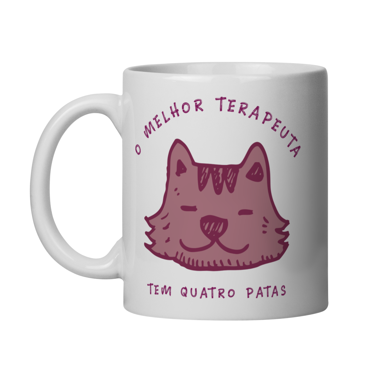Nome do produto: Caneca - O melhor terapeuta tem 4 patas