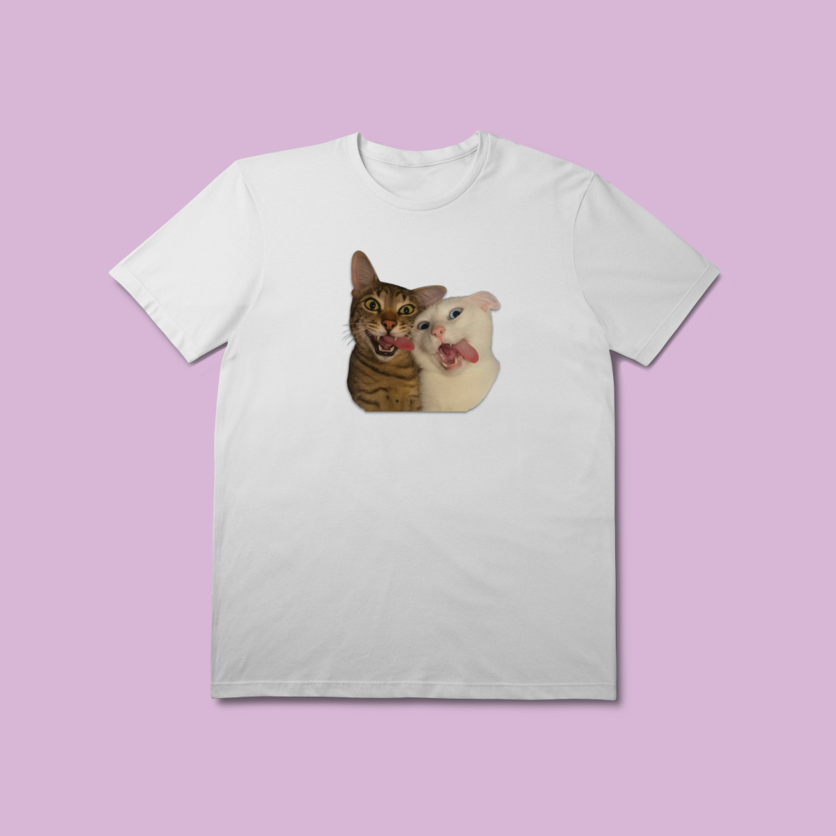 Nome do produto: Camiseta Premium - Gatinhos Engraçados