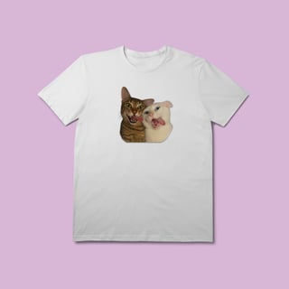Camiseta Premium - Gatinhos Engraçados