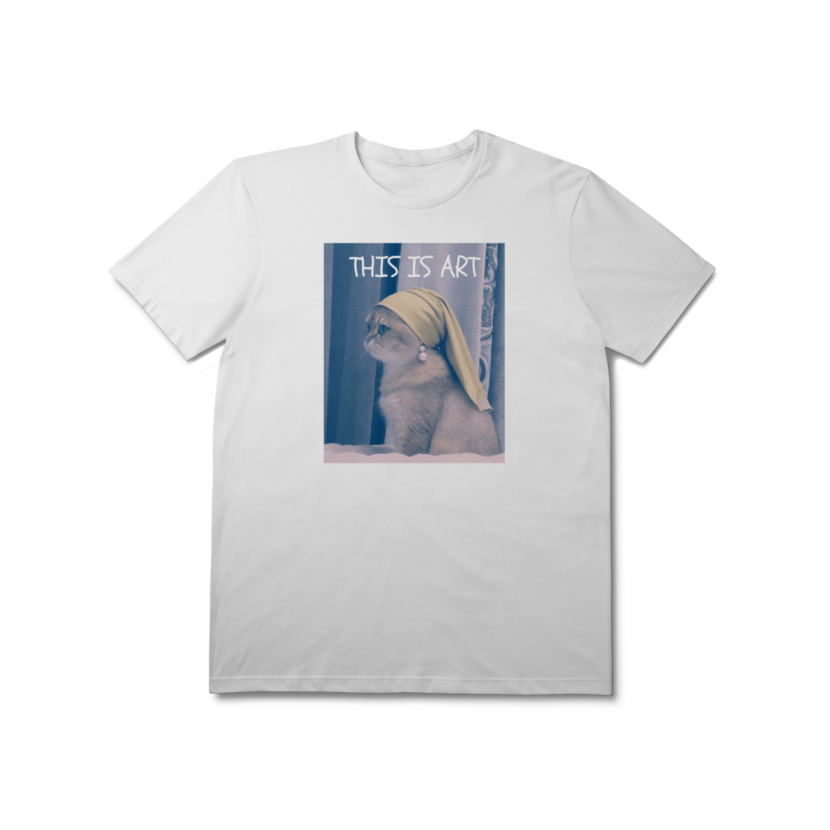 Nome do produto: Camiseta THIS IS ART Gatinha - 100% Algodão