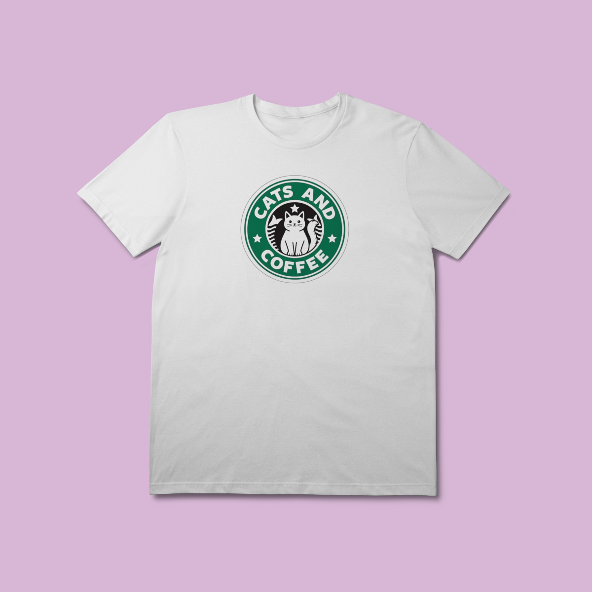 Nome do produto: Camiseta Premium Cats & Coffee