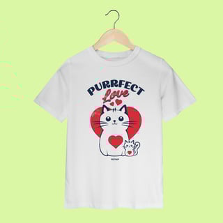 Camiseta INFANTIL - Purrfect Love Cats
