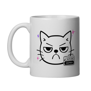 Caneca - Gato Alto em DESPREZO