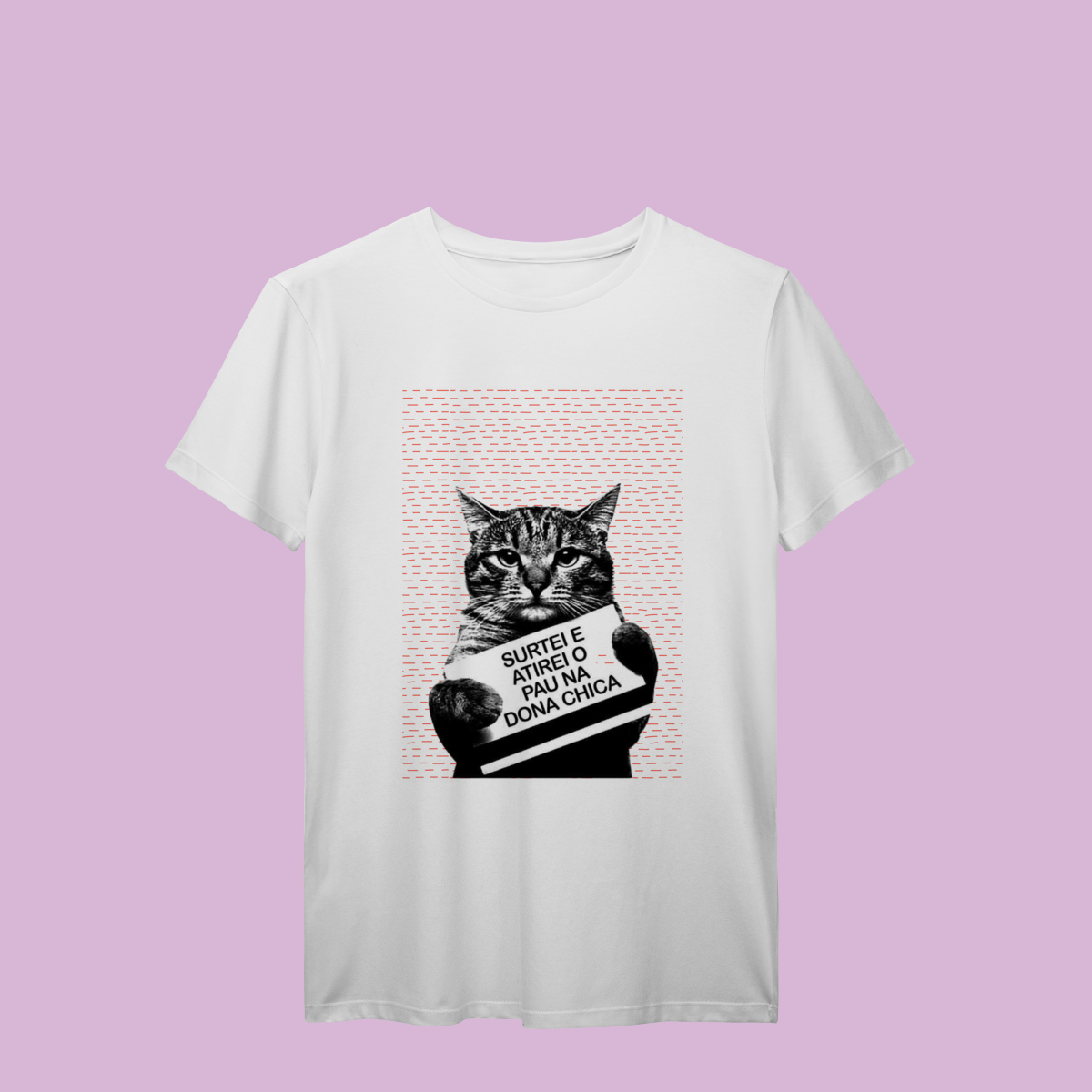 Camiseta 100% algodão - Surtei 