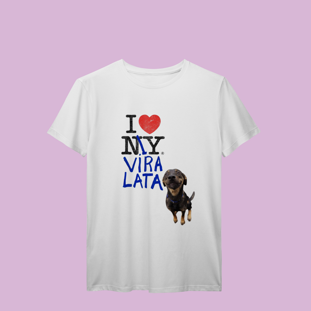 Camiseta - I love my vira-lata