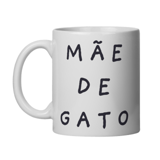 Caneca de Porcelada - Mãe de Gato