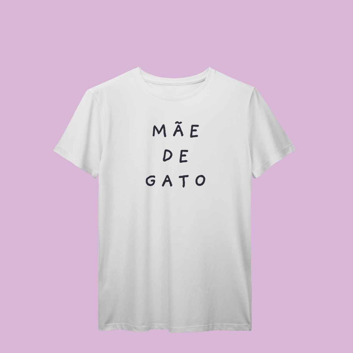 Camiseta 100% Algodão - Mãe de Gato