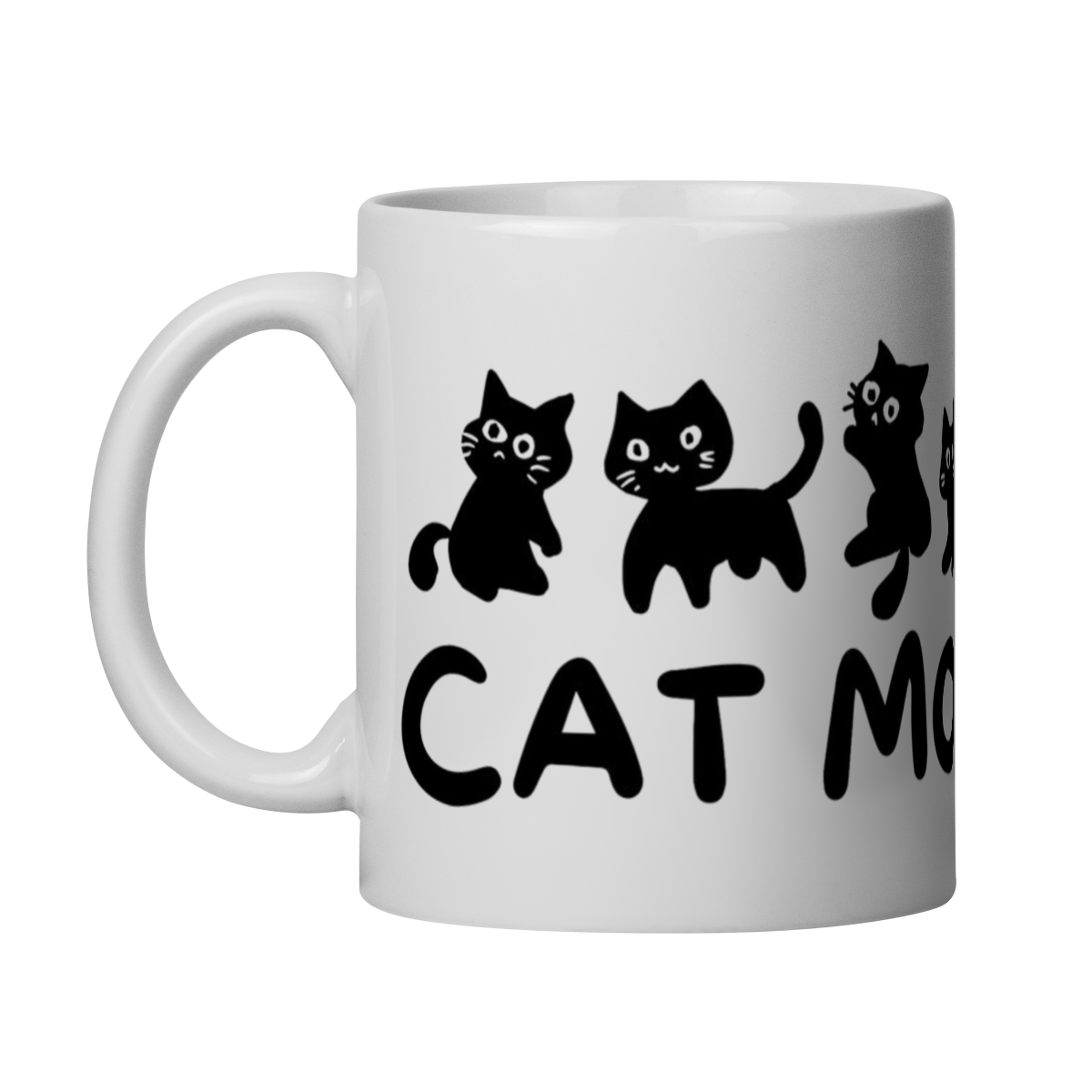 Caneca Porcelana - Cat Mom Gatinhos