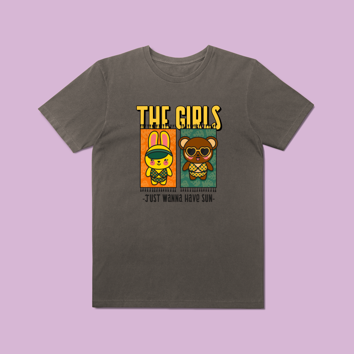 Camiseta Estonada Girls want to have fun - Algodão Vintage