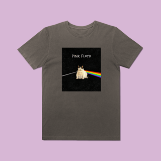 Camiseta Estonada Dark Side og the Cat - 100% Algodão