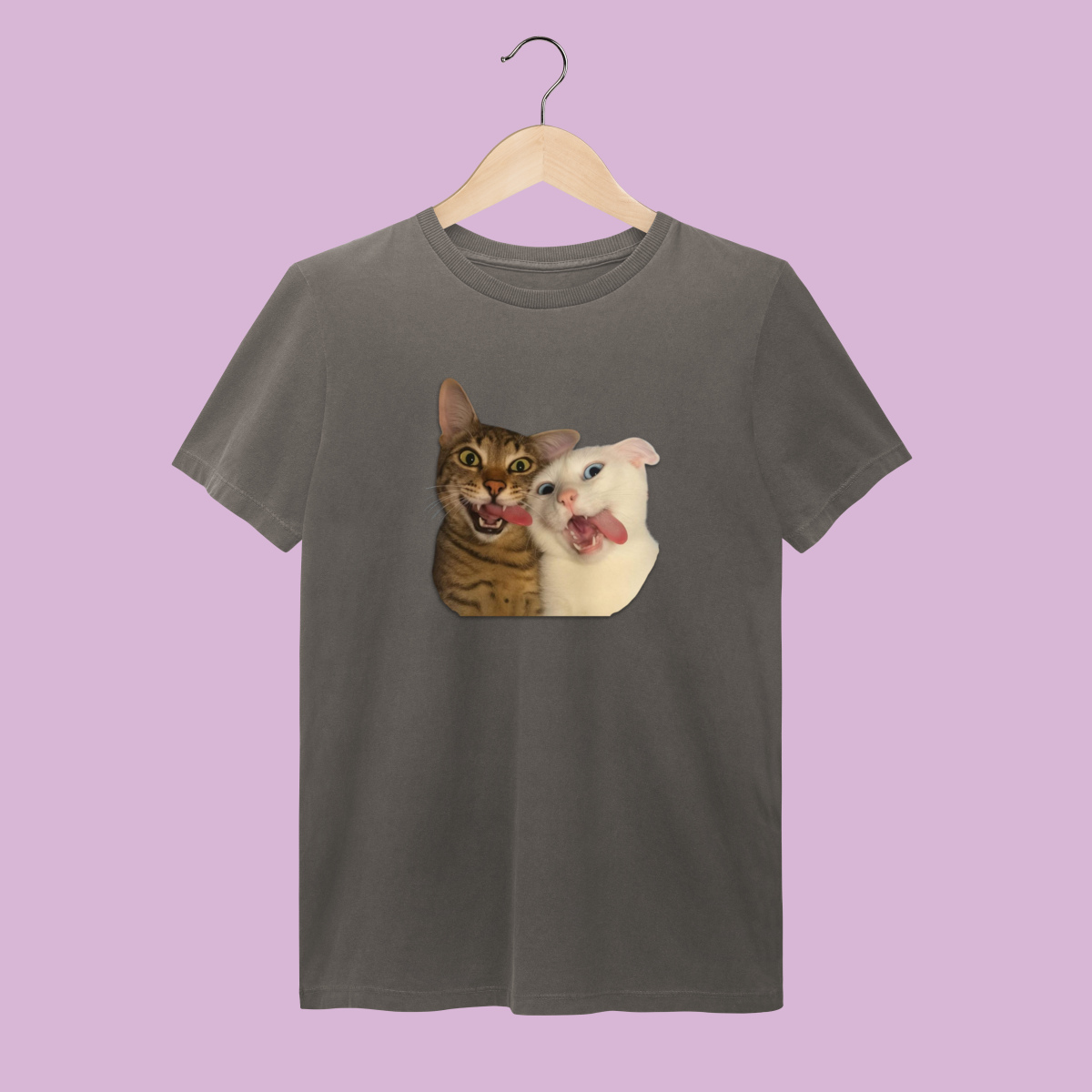 Nome do produto: Camiseta Estonada Gatinhos Engraçados