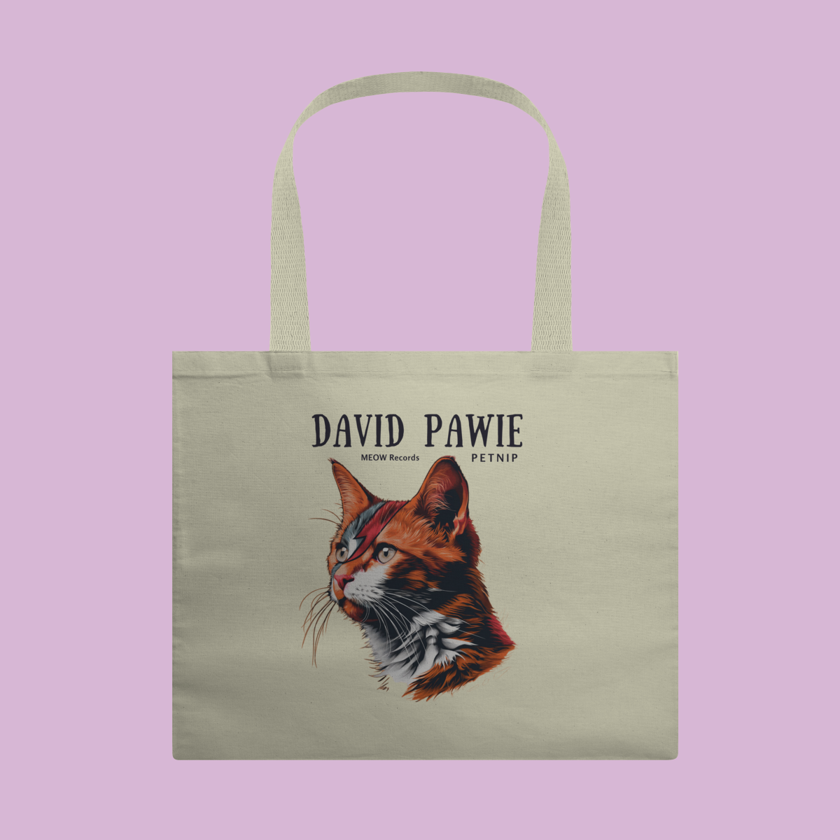Ecobag Gato David Pawie- 100% Algodão