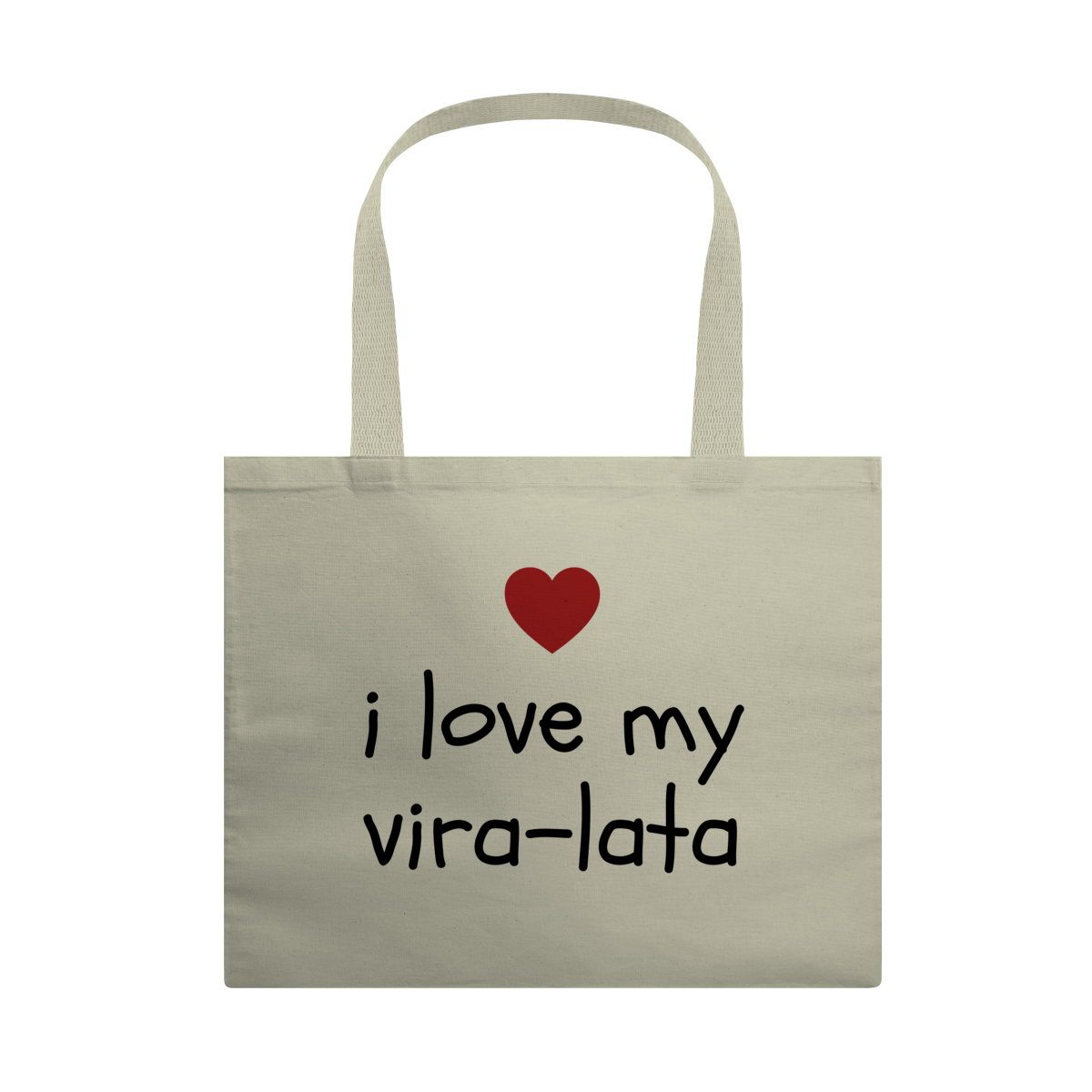 Ecobag - I love my vira-lata minimalist