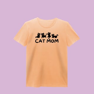 Camiseta Estonada - Cat Mom Gatinhos