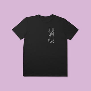 Camiseta Premium Petnip Gato Rasgado - 100% Algodão